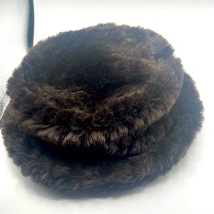 Ladies fake fur hat